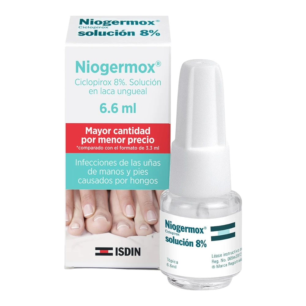 Niogermox Solución 8% Laca ungueal